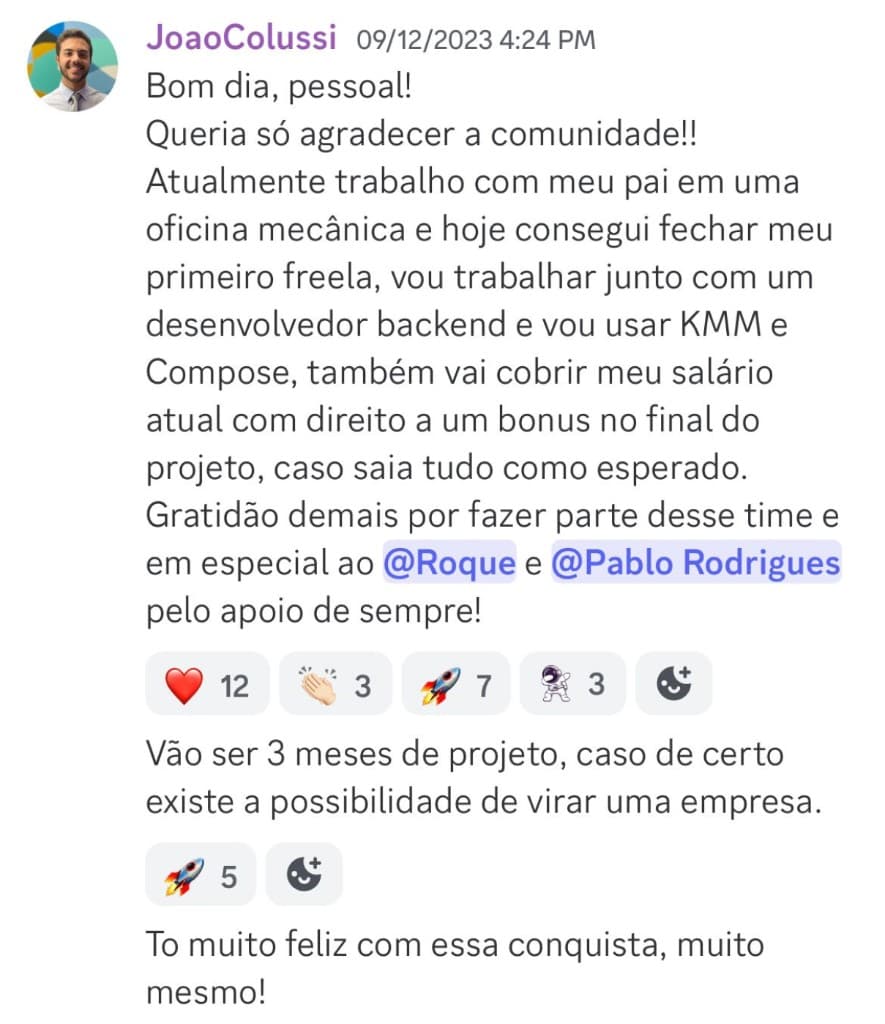 Depoimento de Micael Marinho — 10D Challenge finalizado em 4 dias