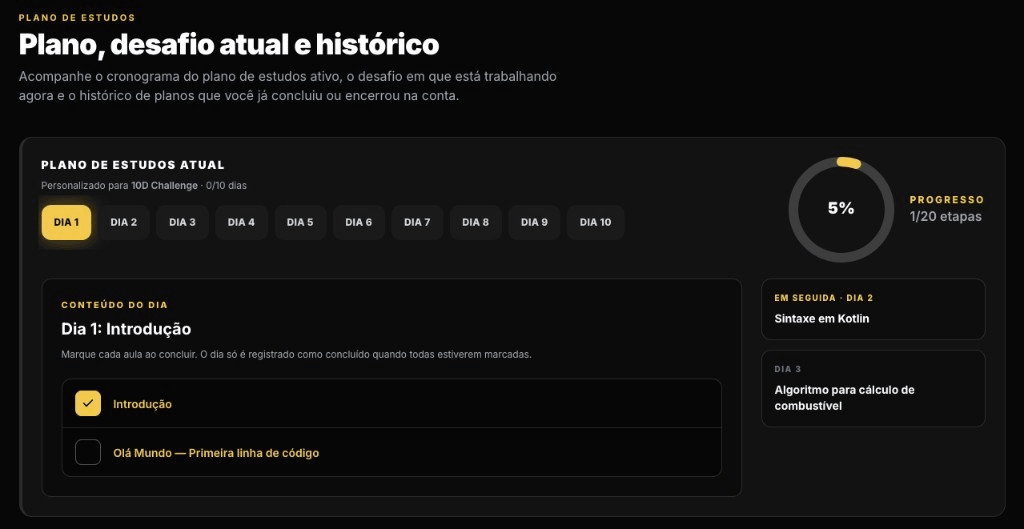 Plano de estudos da Nova Era