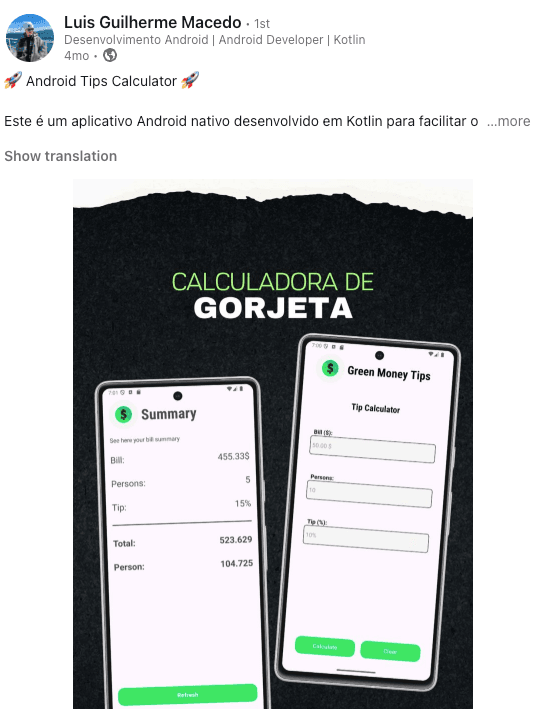 Depoimento de aluno 2